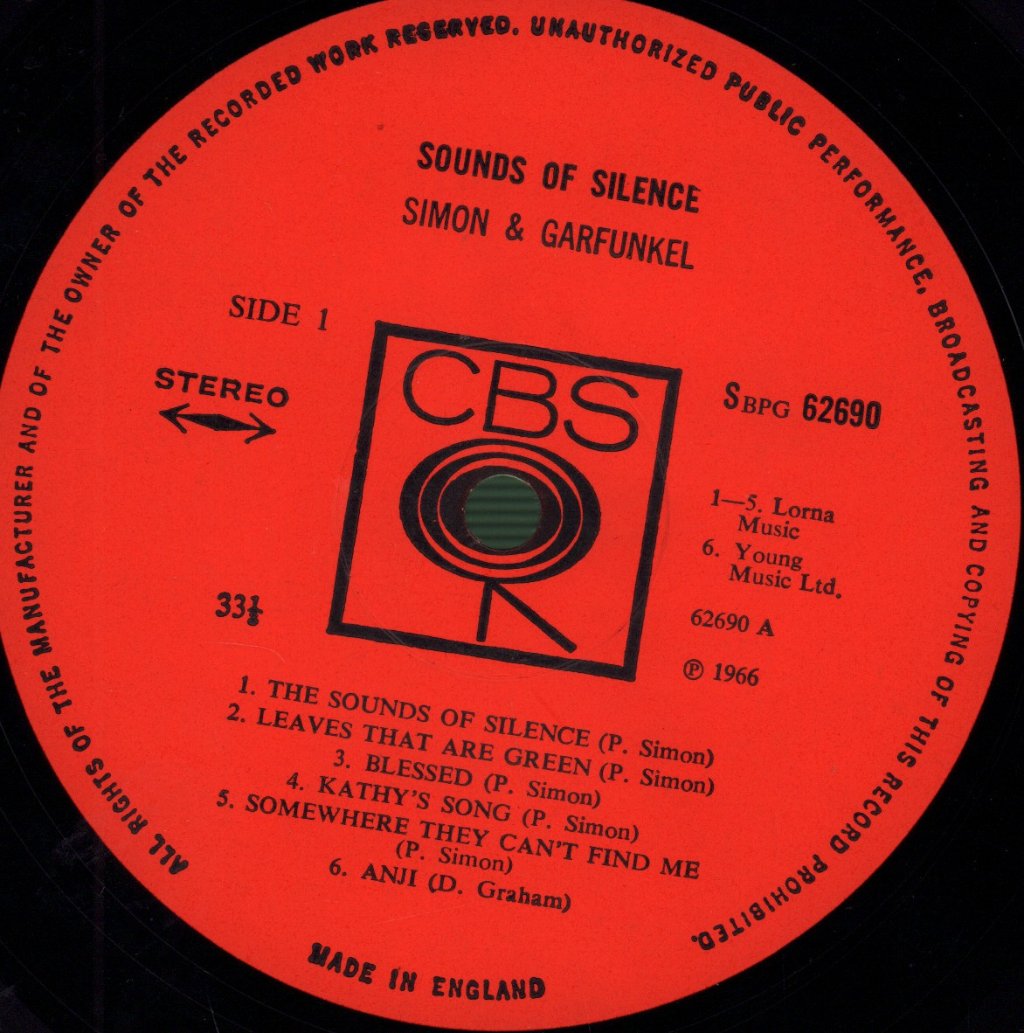 Simon And Garfunkel - Sounds Of Silence - Lp