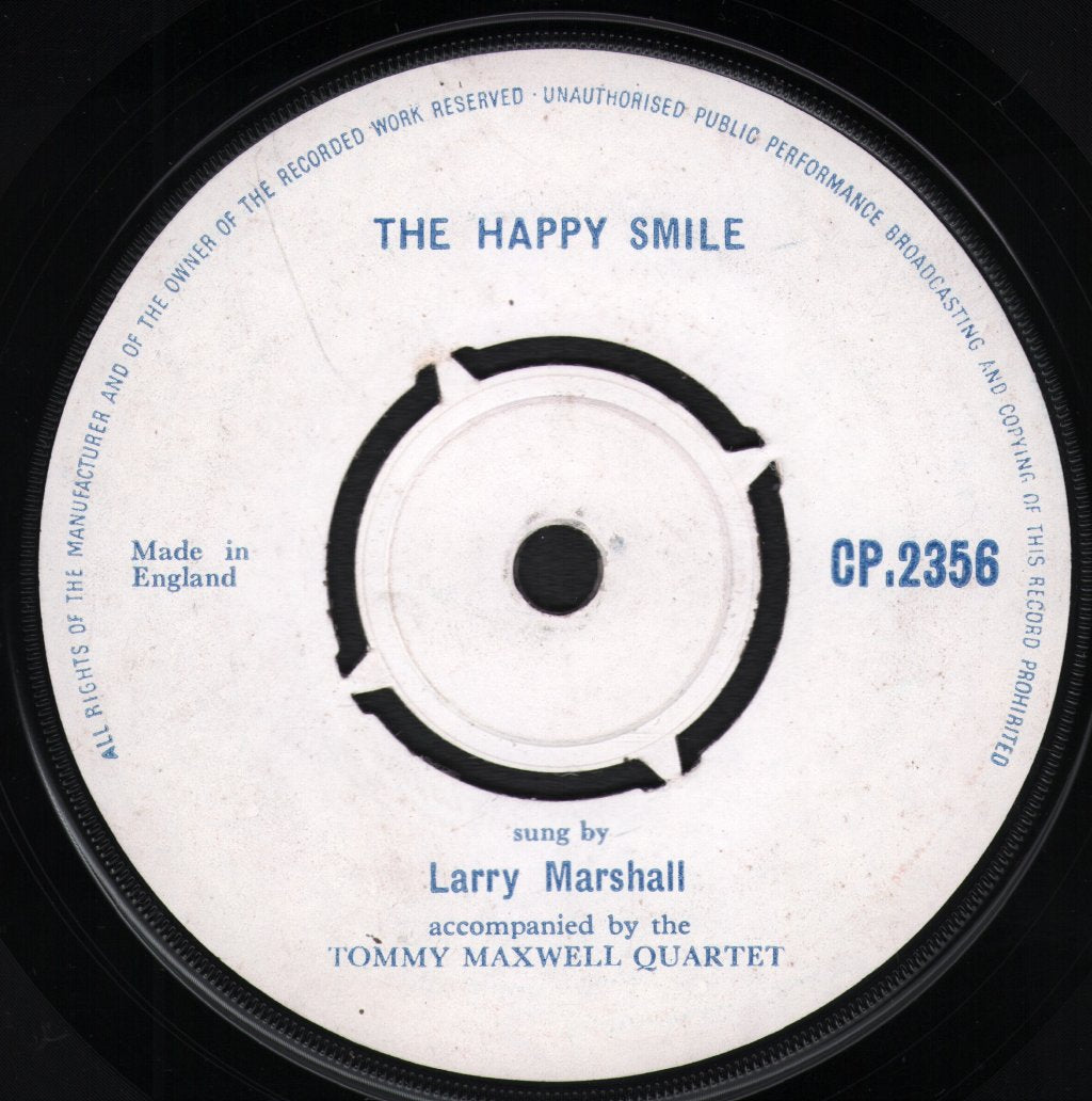 Larry Marshall - Happy Smile - 7 Inch