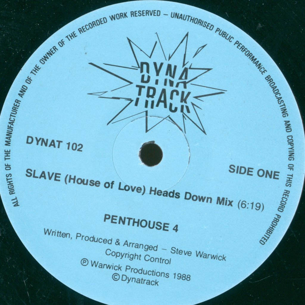 Penthouse 4 - Slave (House Of Love) - 12 Inch