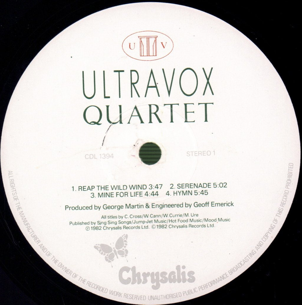 Ultravox - Quartet - Lp