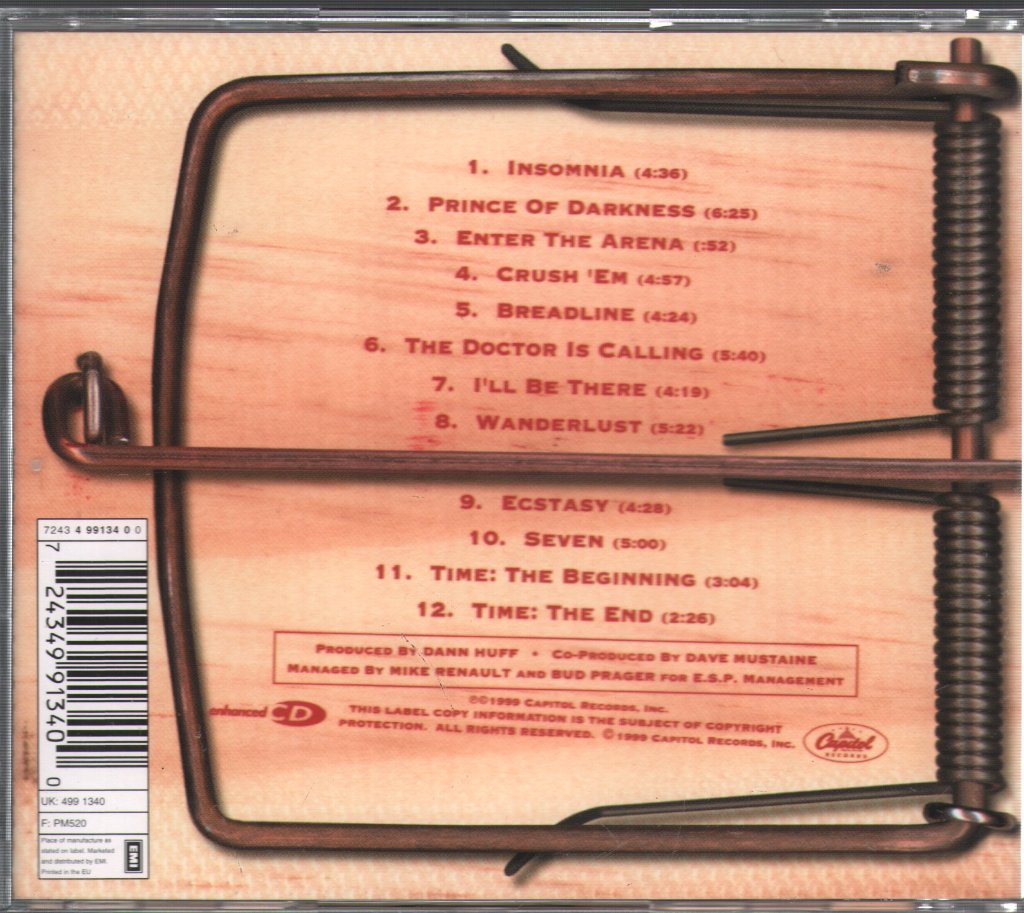 Megadeth - Risk - Cd