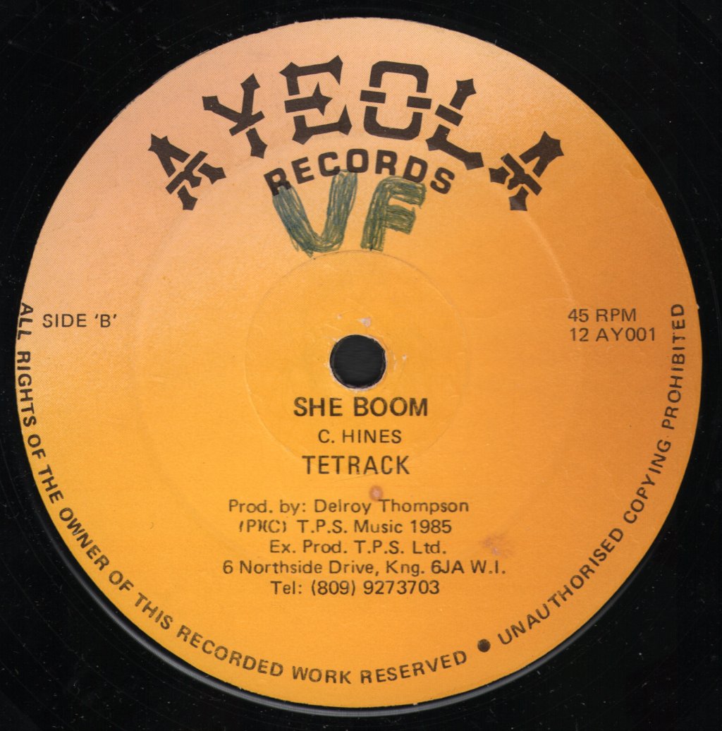 Tetrack - I'm Still Waiting On Your Love / She Boom - 12 Inch