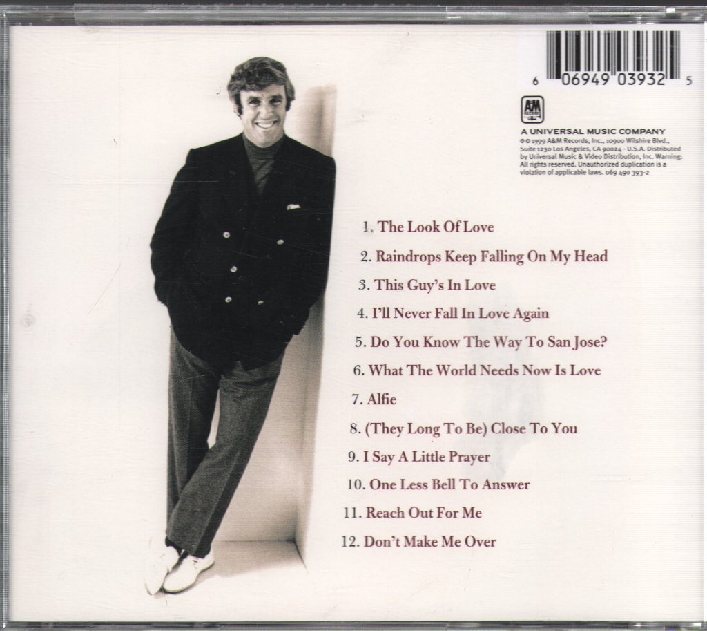 Burt Bacharach - Best Of Burt Bacharach - Cd