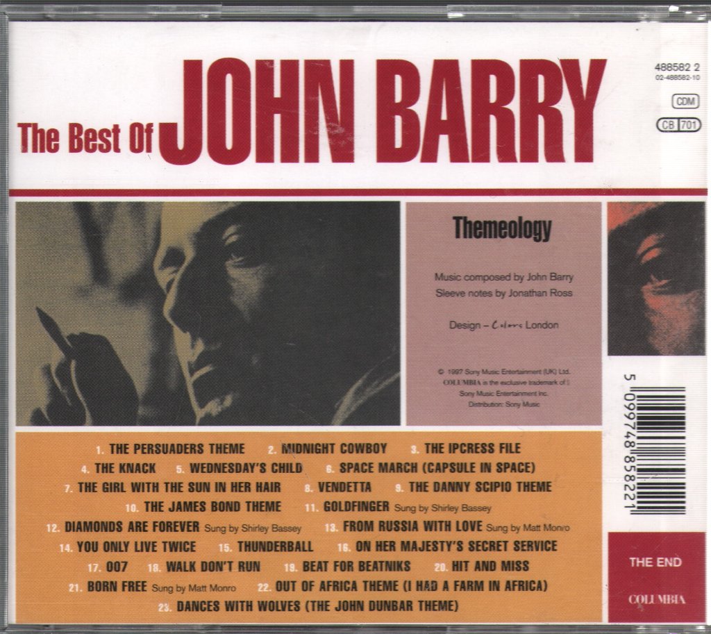 John Barry - Themeology: The Best Of... - Cd