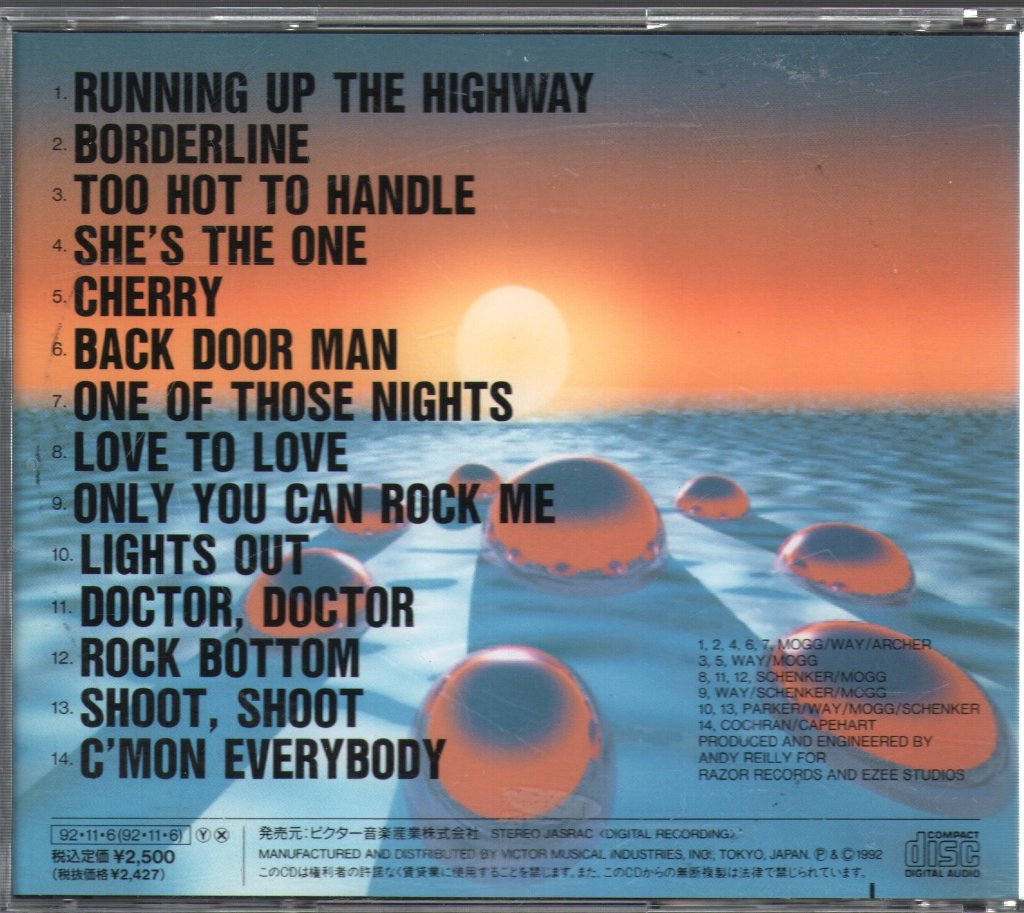UFO - Lights Out In Tokyo - Live - Cd