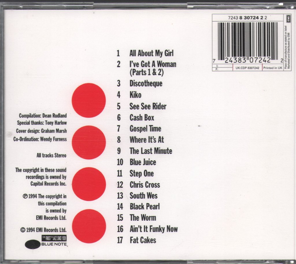 Jimmy McGriff - Pullin' Out The Stops! The Best Of Jimmy McGriff - Cd