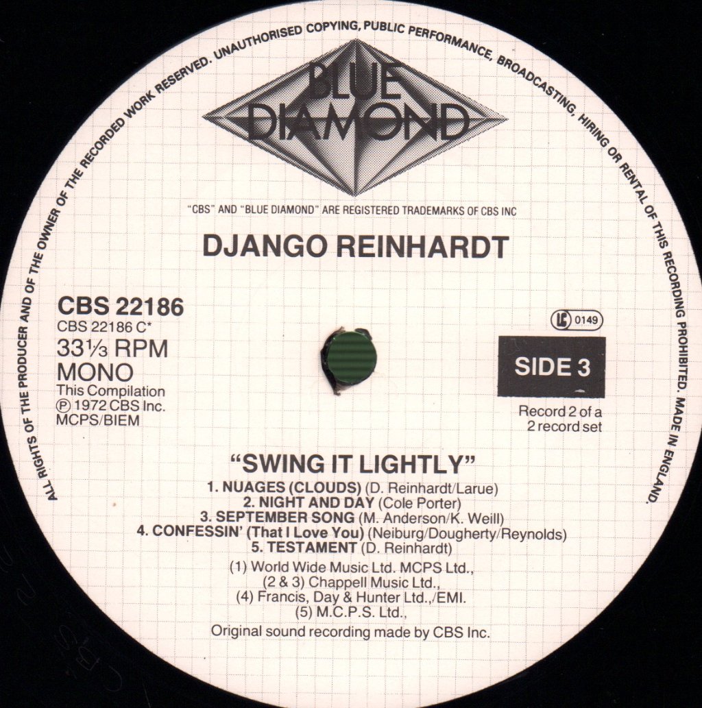 Django Reinhardt - Django / Swing It Lightly - Double Lp