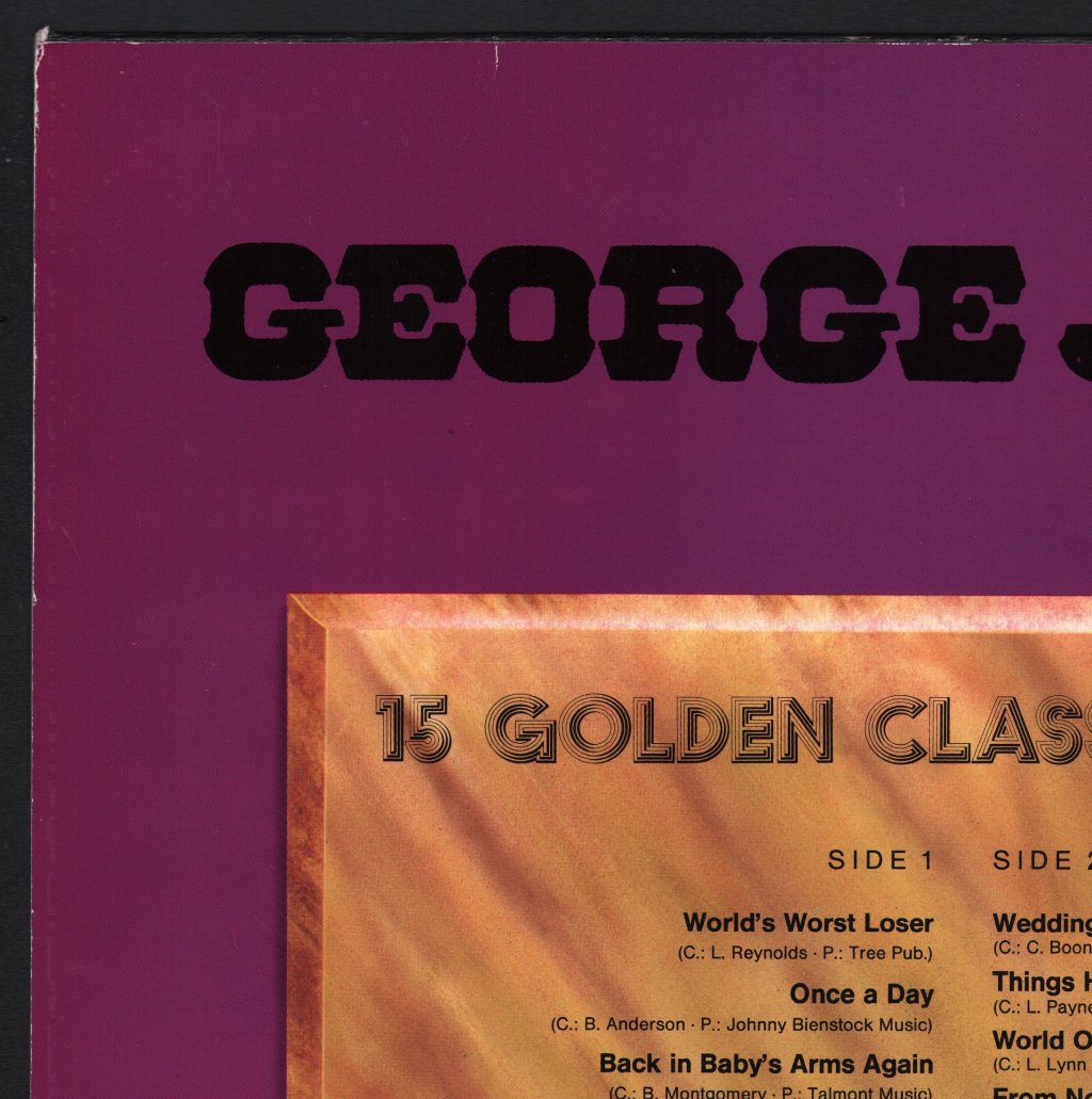 George Jones - 15 Golden Classics Vol 2 - Lp
