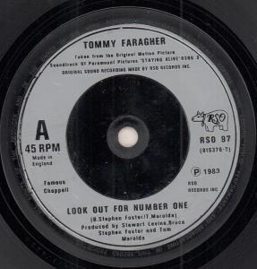 Tommy Faragher - Look Out For Number One - 7 Inch
