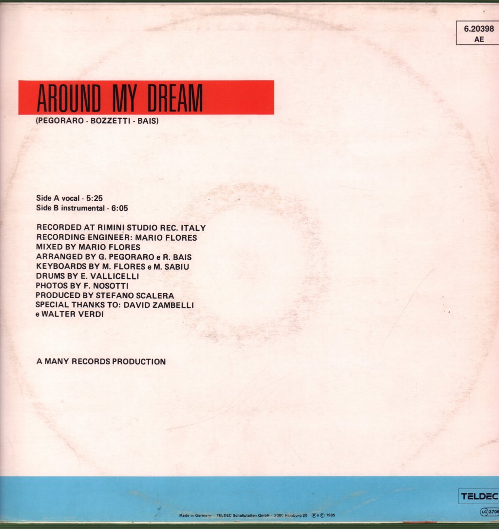 Silver Pozzoli - Around My Dream - 12 Inch