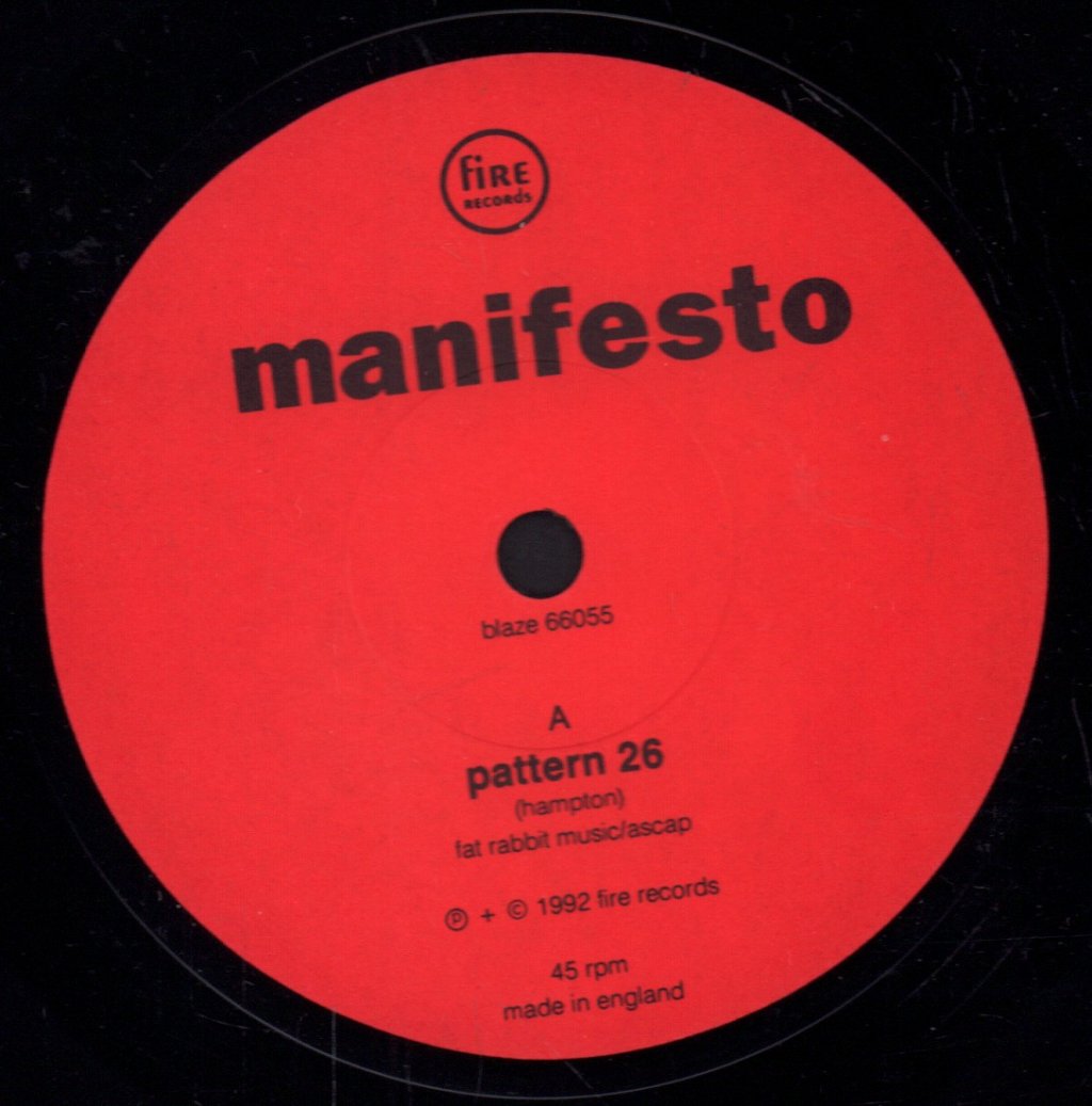Manifesto - Pattern 26 - 7 Inch