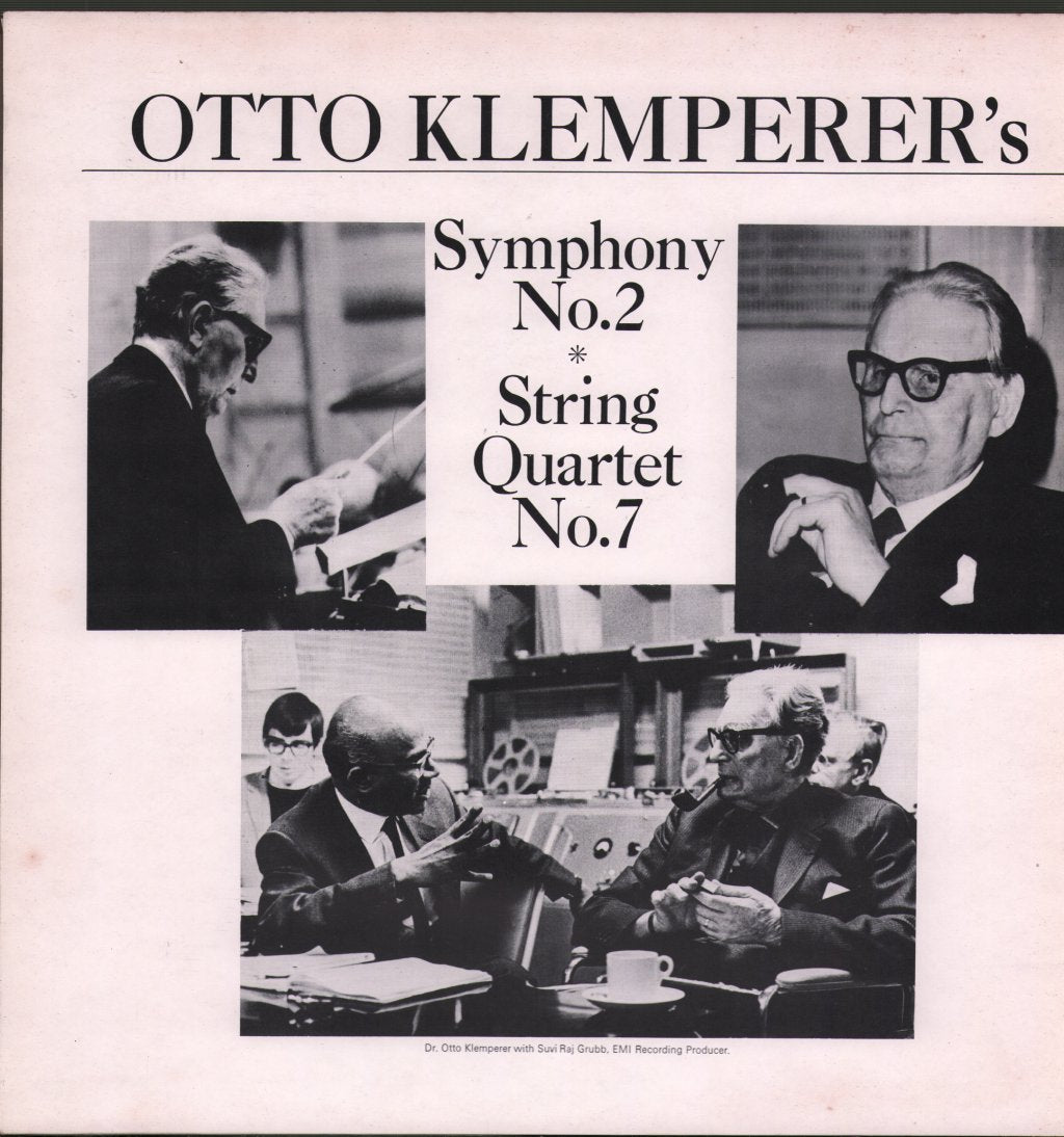 Otto Klemperer - Otto Klemperer's Symphony No. 2 / String Quartet No. 7 - Lp