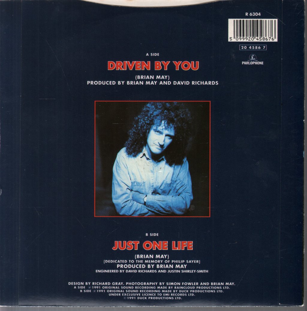Brian May - Driven By You - 7 Inch