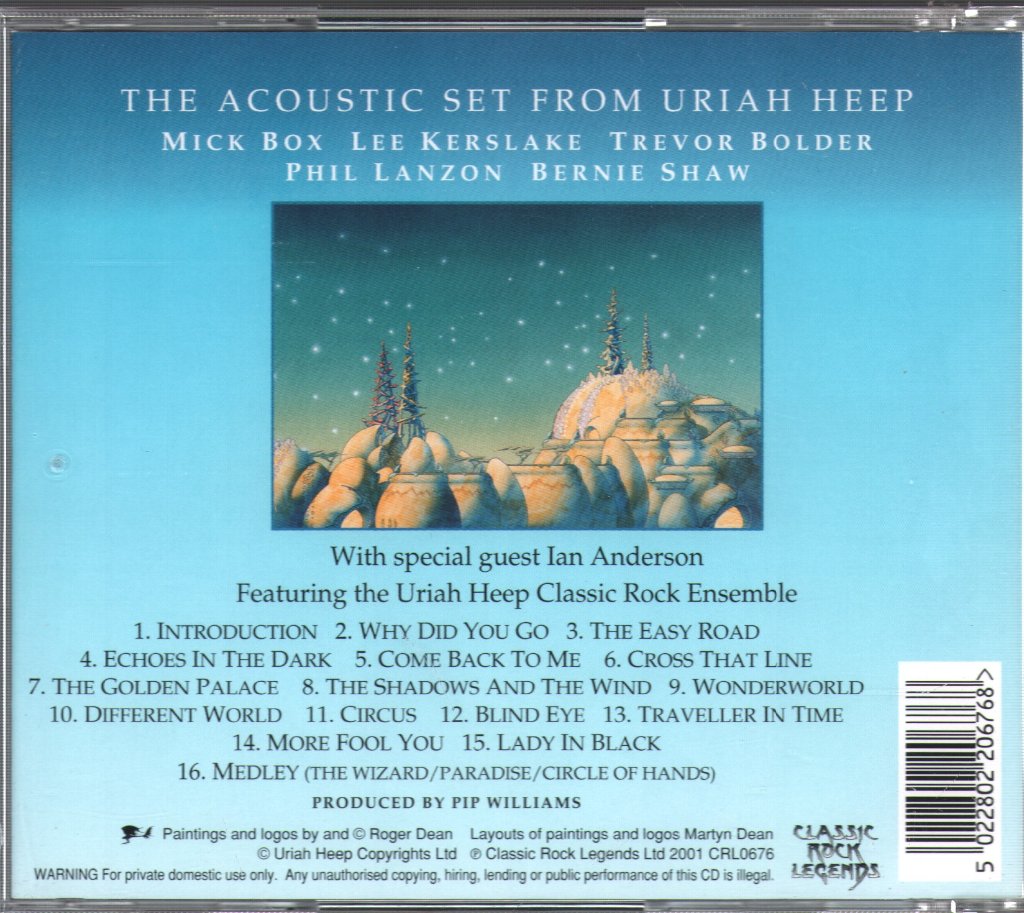 Uriah Heep - Acoustically Driven - Cd