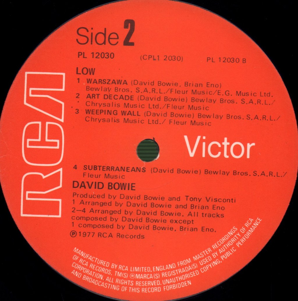 David Bowie - Low - Lp