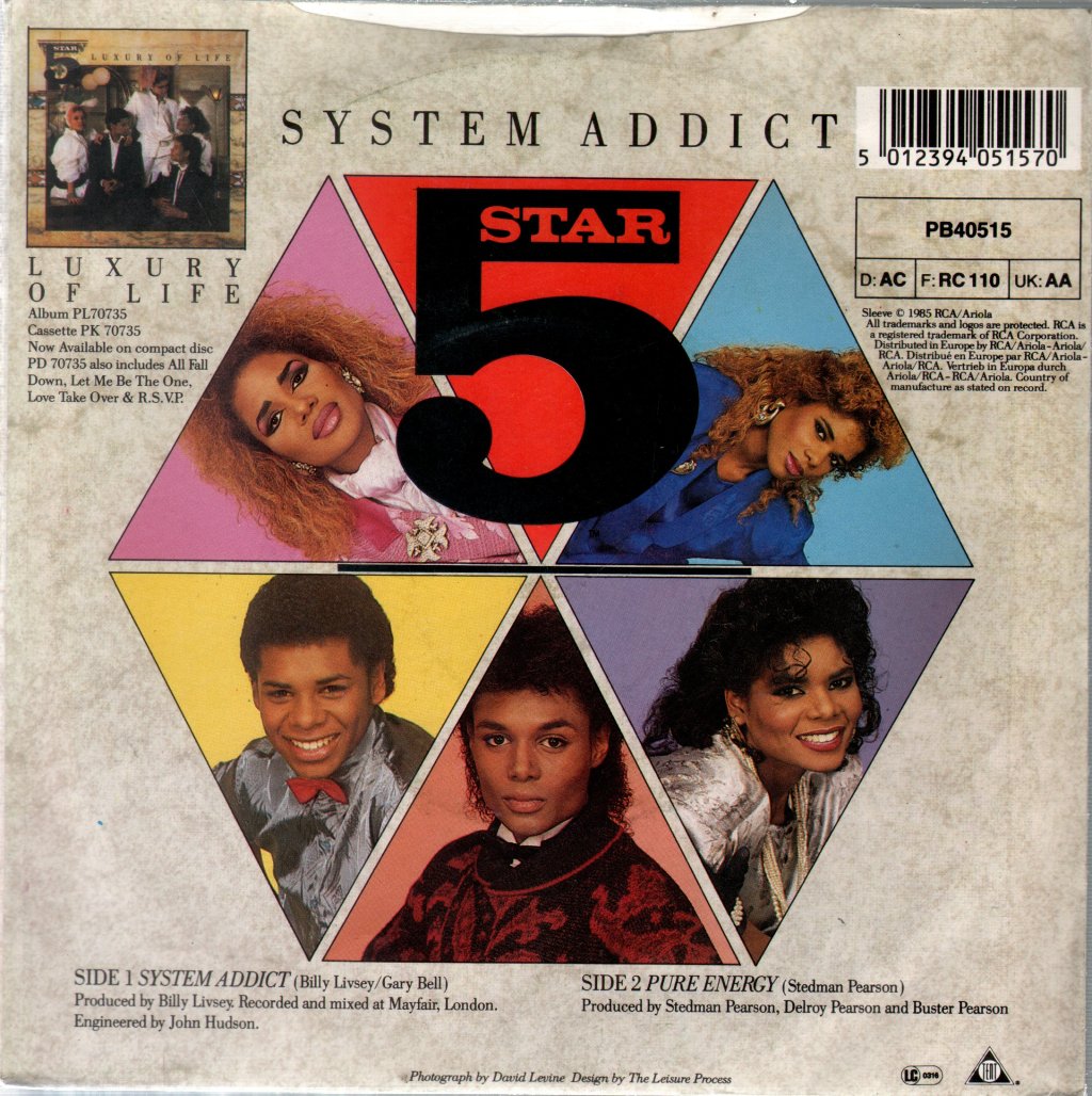 Five Star - System Addict - 7 Inch
