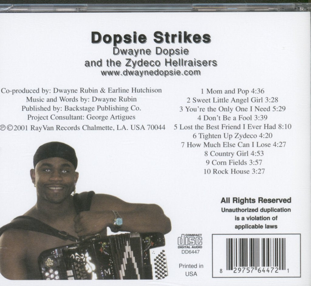 Dwayne Dopsie And The Zydeco Hellraisers - Dopsie Strikes - Cd