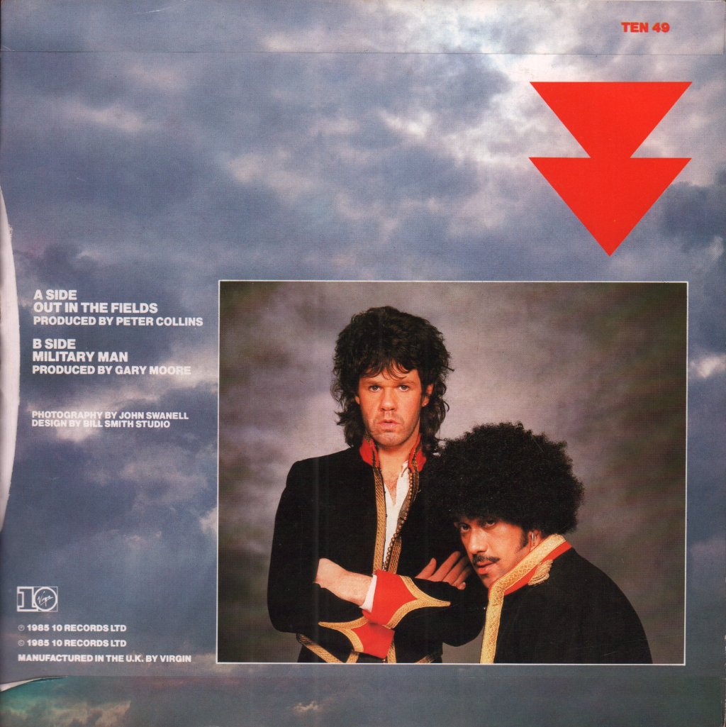Gary Moore And Phil Lynott - Out In The Fields - 7 Inch