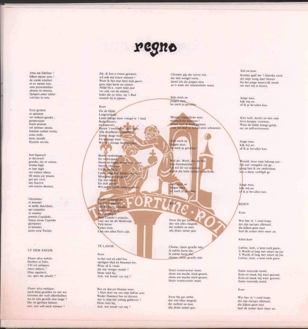 Ilona Van Brandt / Roland Bufkens / Jo Baert / Roger Leens - Carl Orff - Carmina Burana - Lp