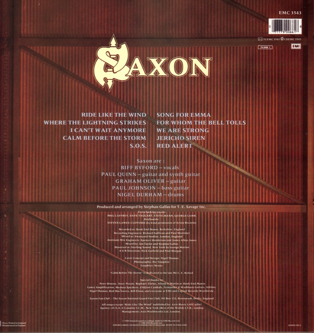 Saxon - Destiny - Lp