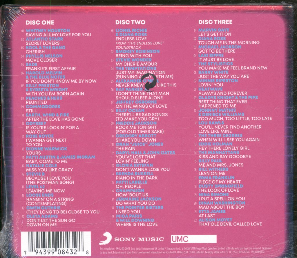 Various Artists - #1 Smoochin' Album - Triple Cd