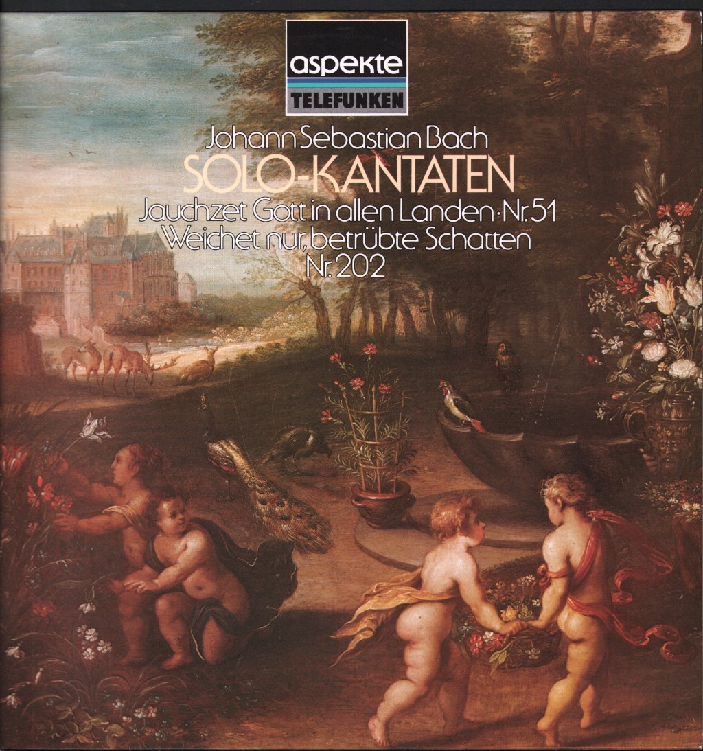 Agnes Giebel / Concerto Amsterdam / Jaap Schroder - Johann Sebastian Bach - Solo-Kantaten - Lp