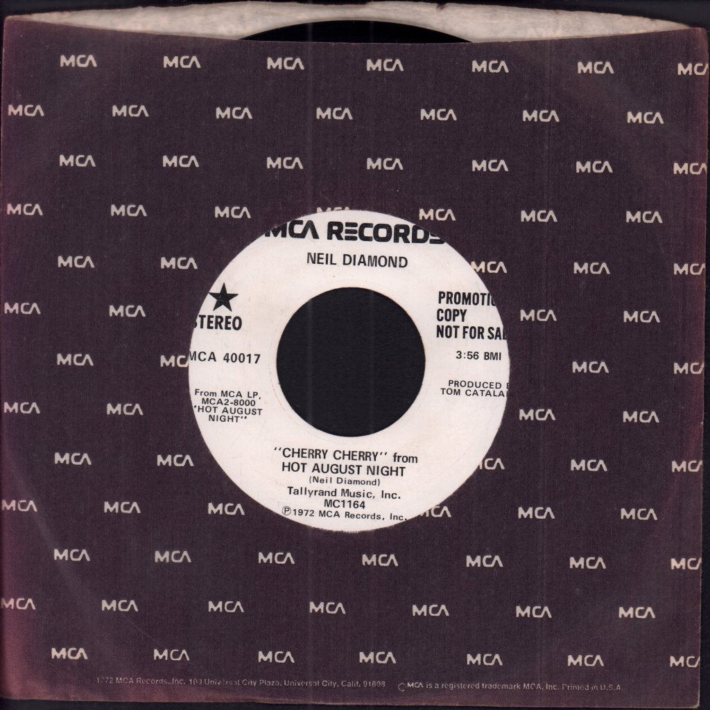Neil Diamond - Cherry Cherry - 7 Inch