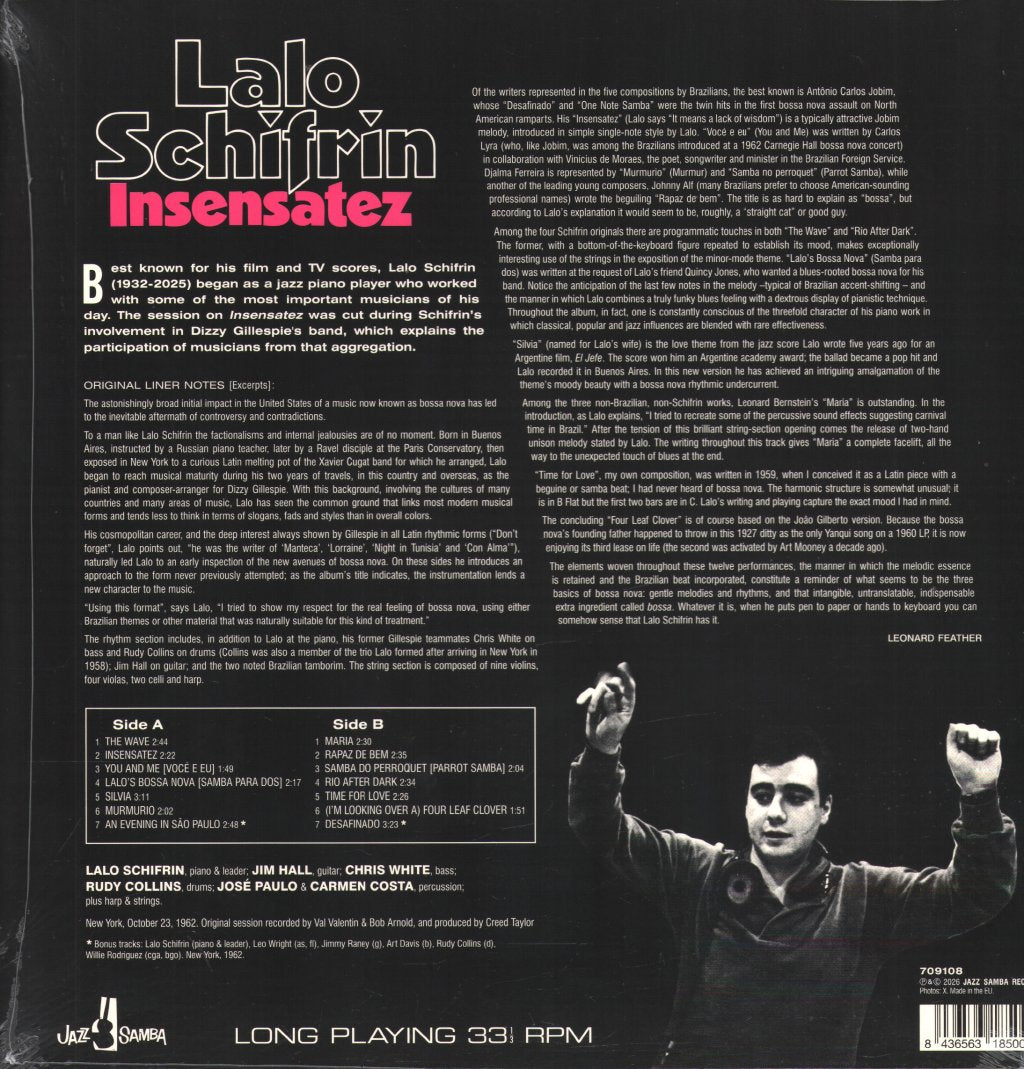 Lalo Schifrin - Insensatez - Lp