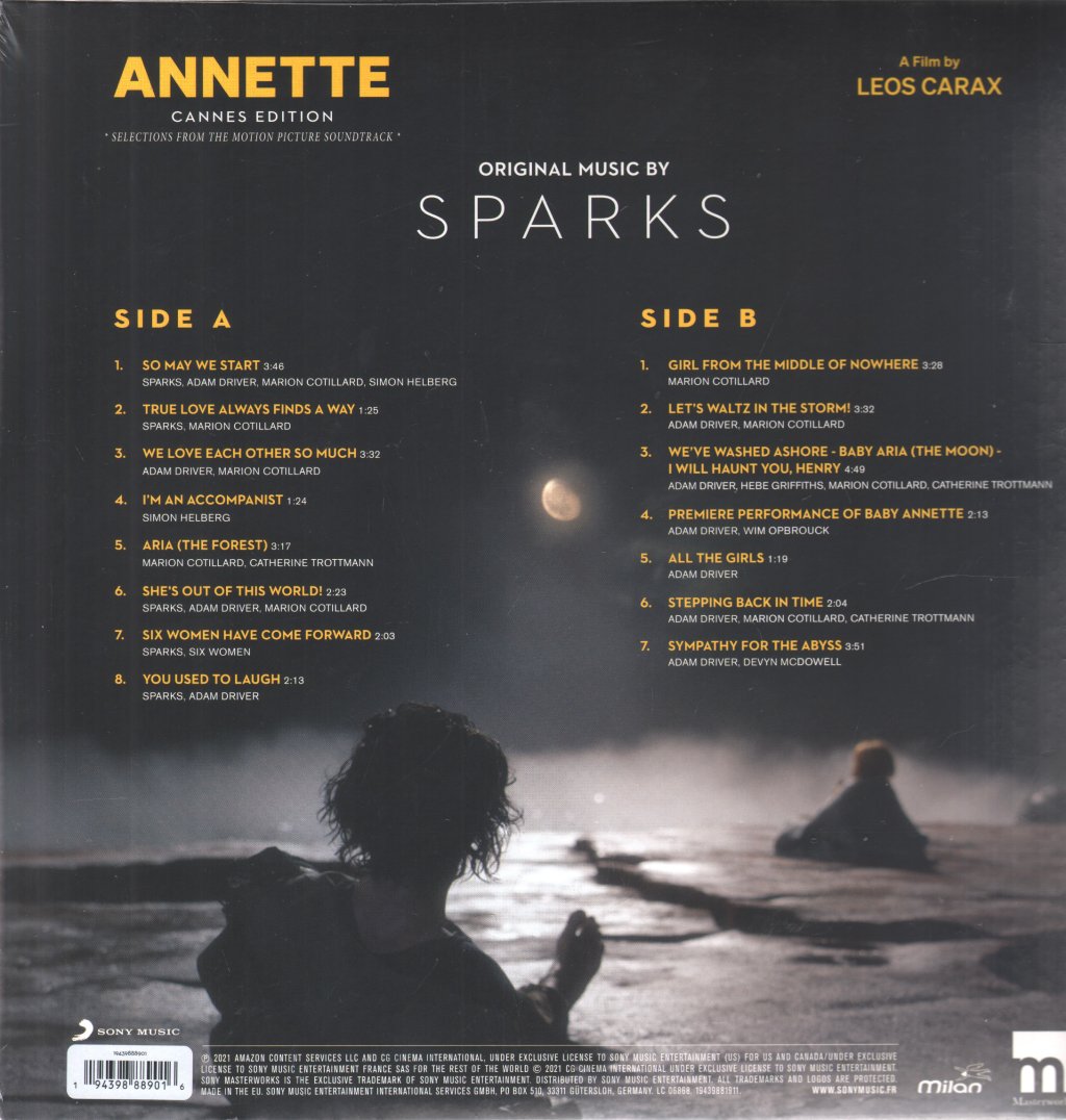 Sparks - Annette Original Soundtrack - Lp