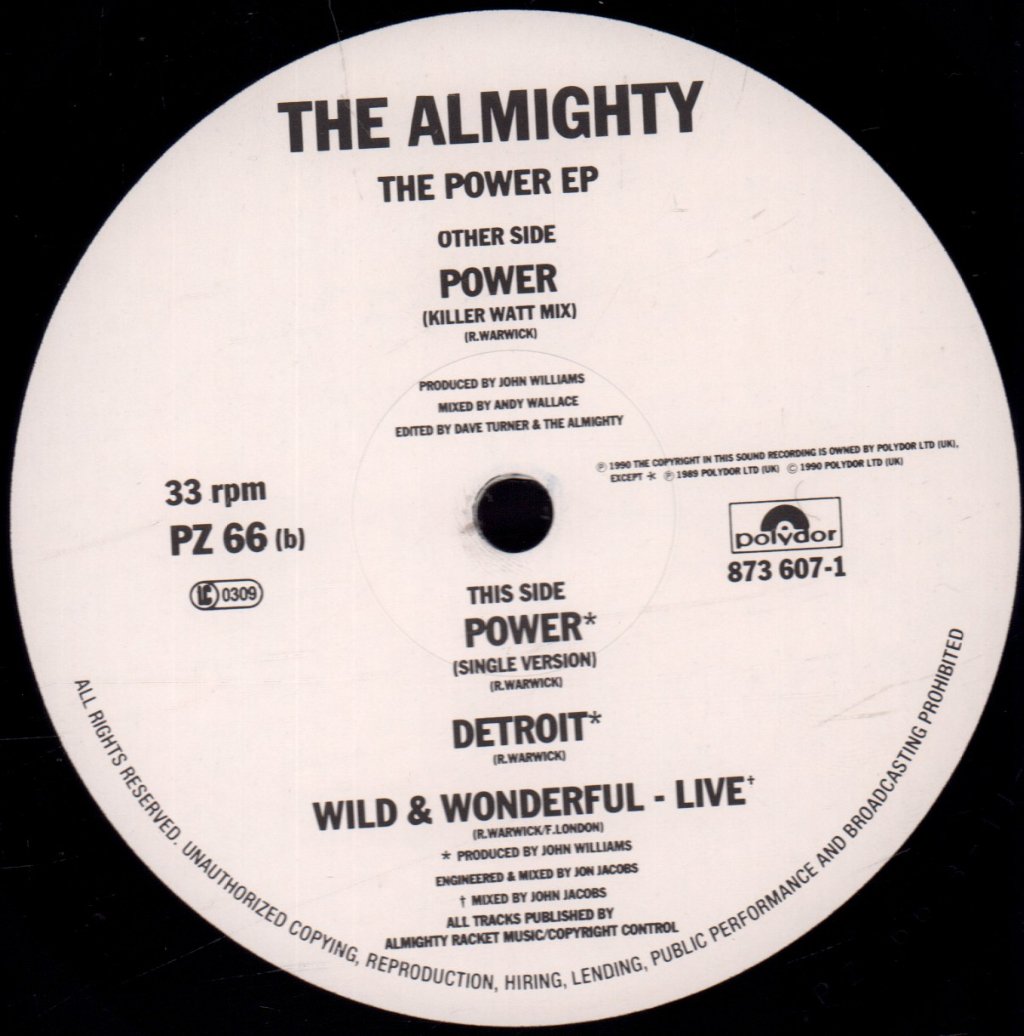 Almighty - Power - 12 Inch