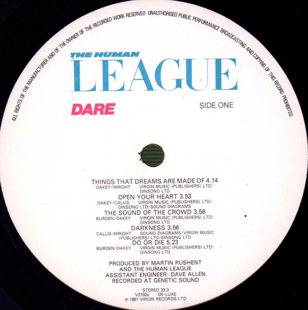 Human League - Dare - Lp