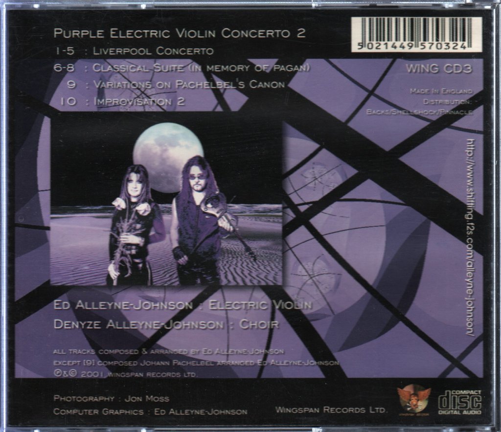 Ed Alleyne-Johnson - Purple Electric Violin Concerto 2 - Cd