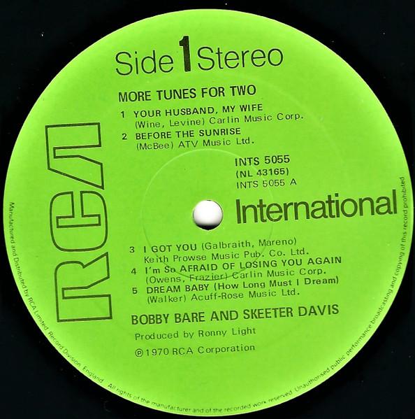 Bobby Bare And Skeeter Davis - More Tunes For Two - Lp