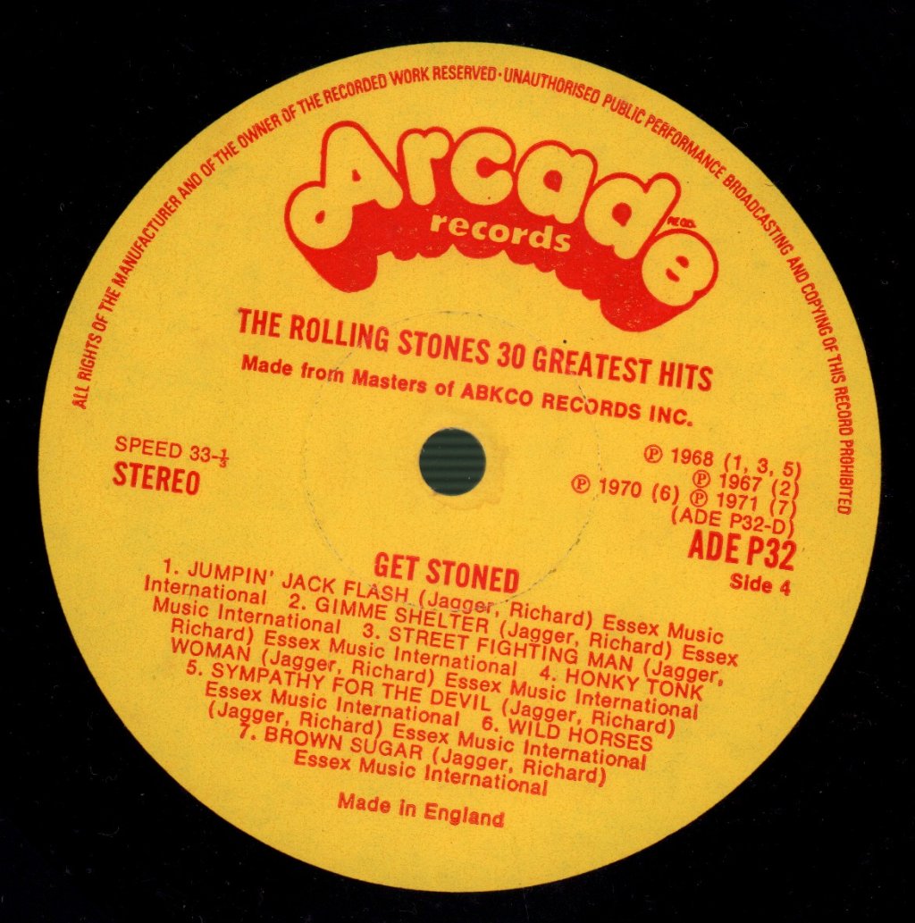 Rolling Stones - Get Stoned - Double Lp