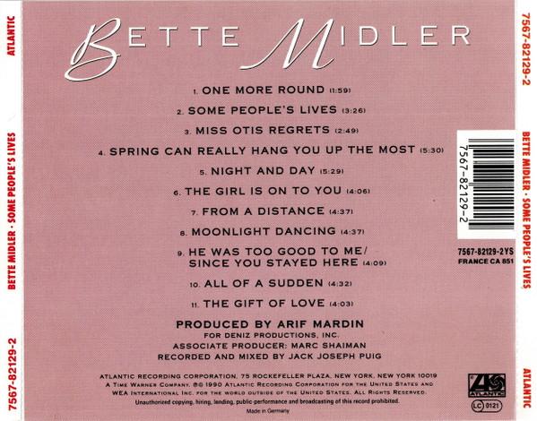 Bette Midler - Some People's Lives - Cd