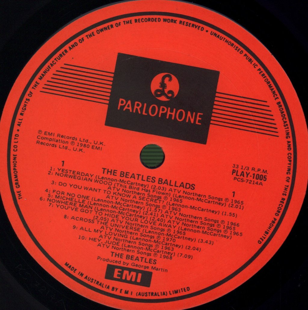 Beatles - Ballads - Lp