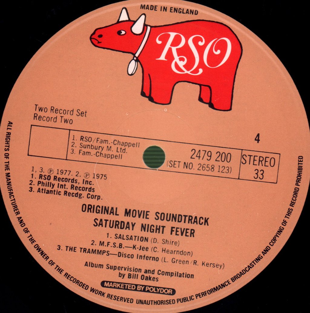 Various Artists - Saturday Night Fever (Original Movie Soundtrack) - Double Lp