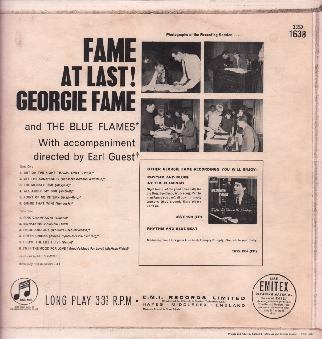 Georgie Fame - Fame At Last - Lp
