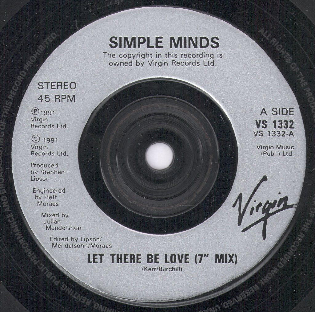 Simple Minds - Let There Be Love - 7 Inch