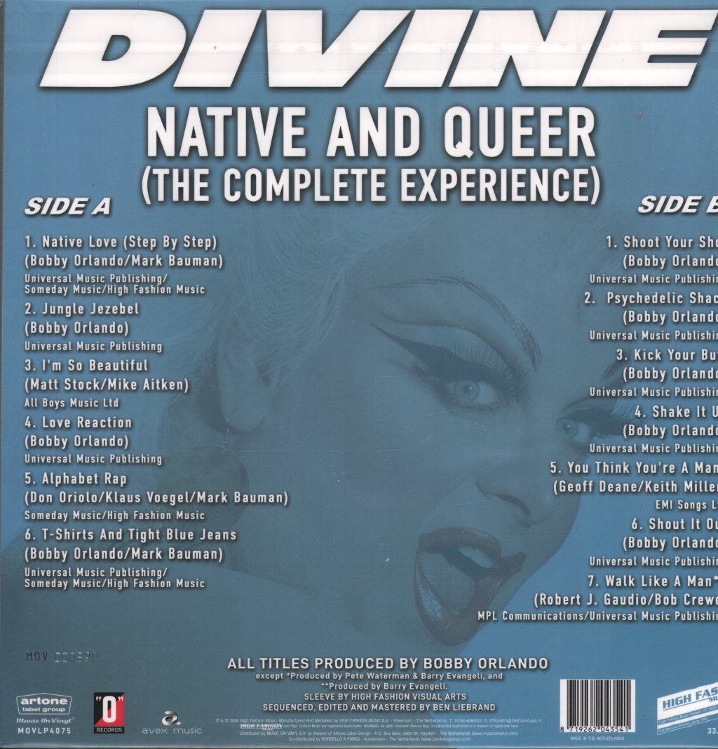 Divine - Native and Queer (The Complete Experience) - Lp