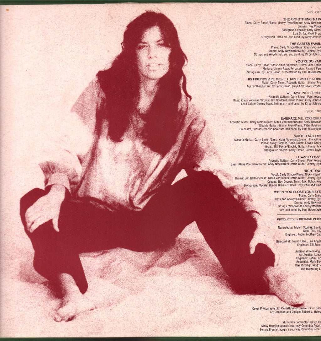 Carly Simon - No Secrets - Lp