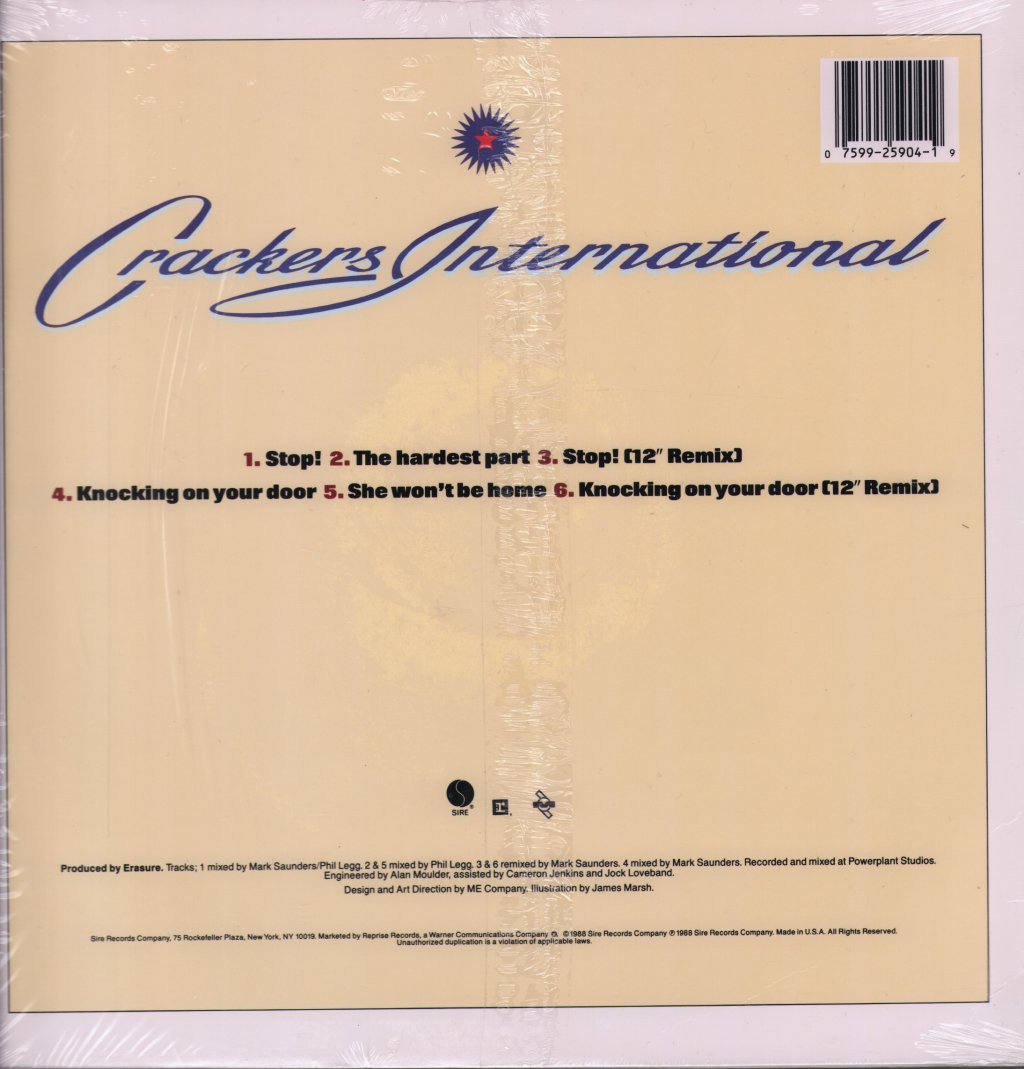 Erasure - Crackers International - 12 Inch