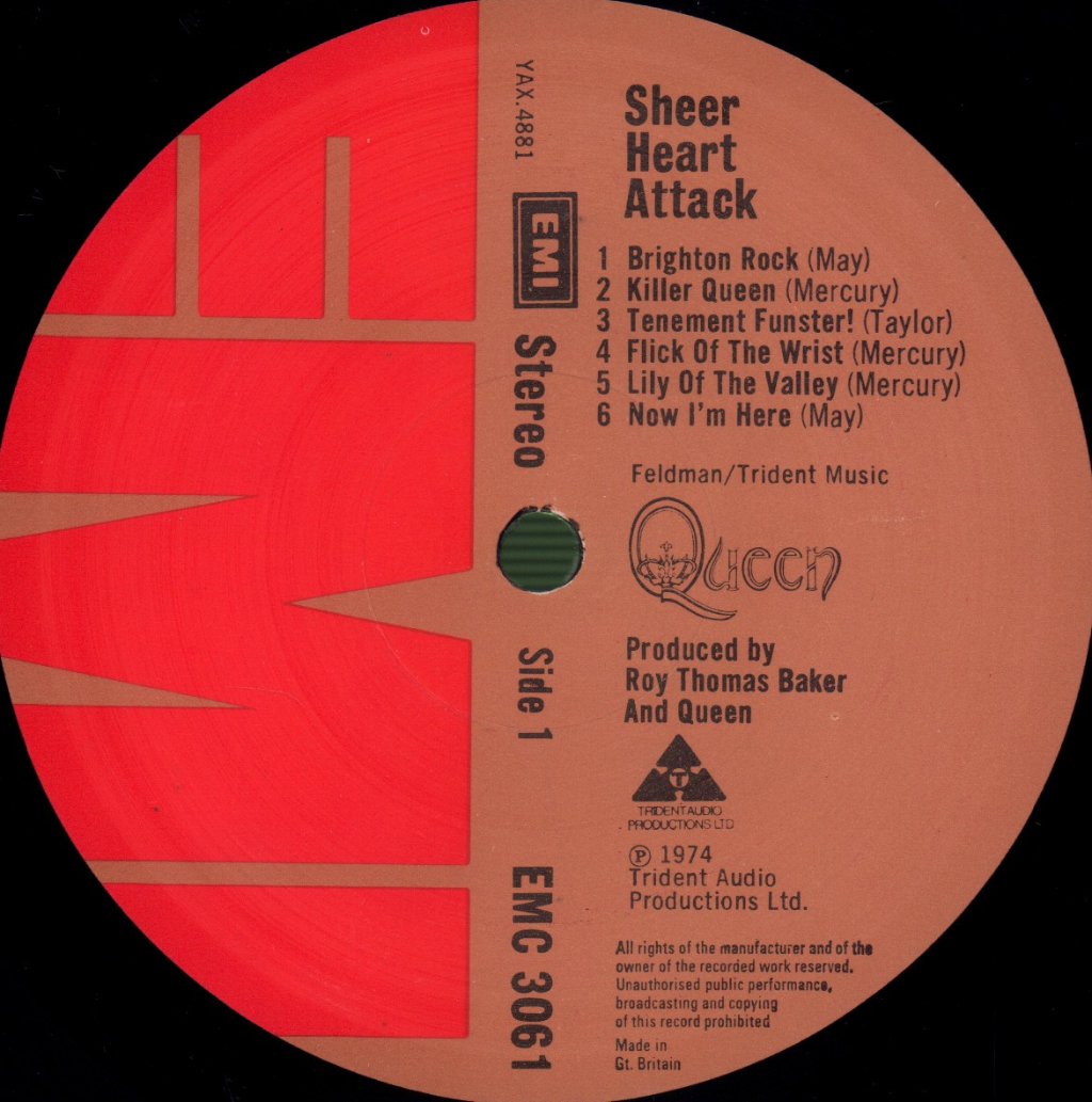 Queen - Sheer Heart Attack - Lp