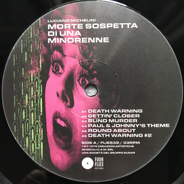 Luciano Michelini - Morte Sospetta Di Una Minorenne - Lp