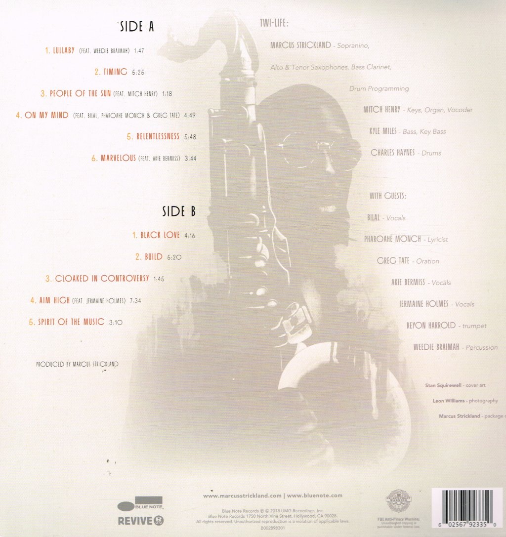 Marcus Strickland's Twi-Life - People Of The Sun - Lp