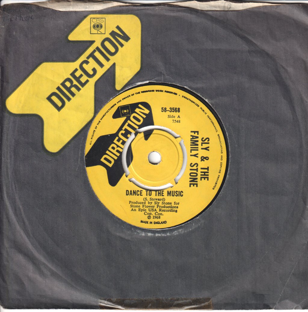 Sly And The Family Stone - Dance To The Music - 7 Inch