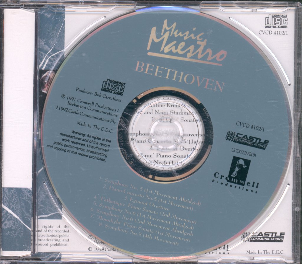 Moscow Symphony Orchestra - Constantine Krimets - Complete Lives And Music Of The Great Composers Beethoven - Cd