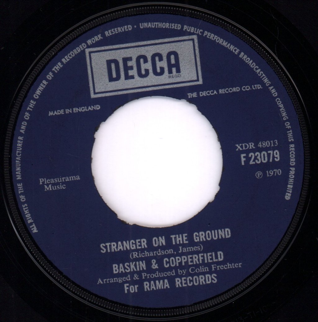 Baskin And Copperfield - I Never See The Sun - 7 Inch