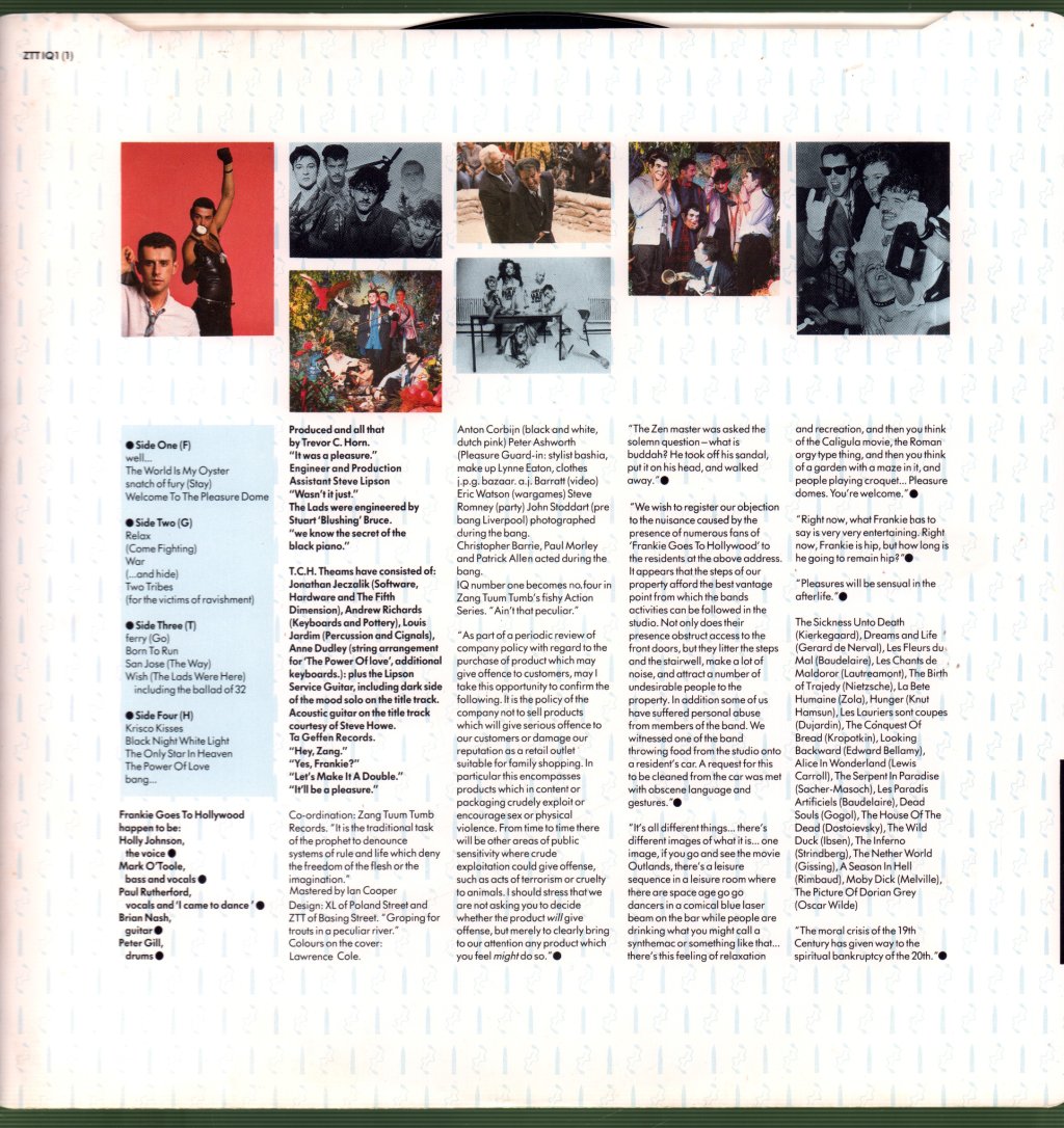 Frankie Goes To Hollywood - Welcome To The Pleasuredome - Double Lp