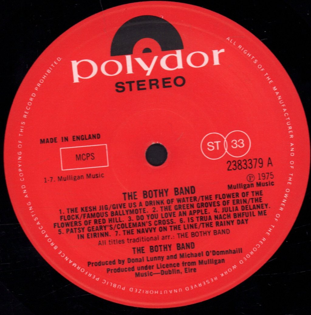 Bothy Band - Bothy Band - Lp